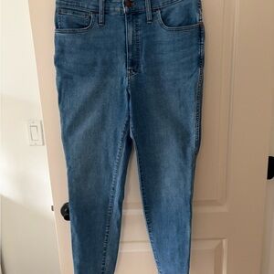 Madewell Blue High Rise Jeans Slim Fit